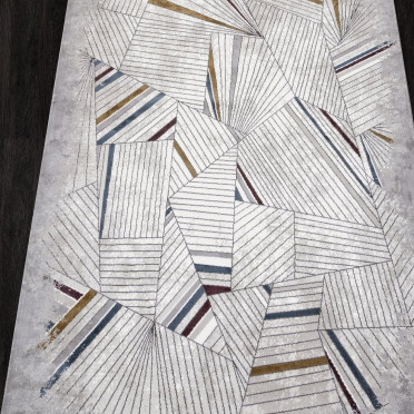 Ковер PN042G - GREY / GREY - Прямоугольник - коллекция PANAMA