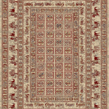 Ковер бельгийский 45335100 KASHQAI Shapur (Шерсть, бежевый)