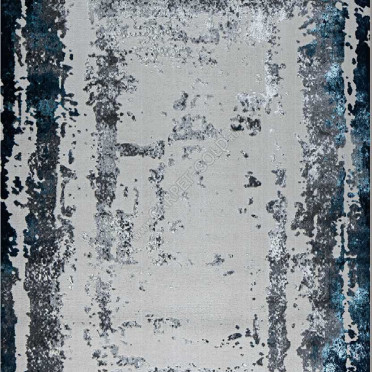 Ковер турецкий 36897J Avalon Carpet (Полиэстер хит-сет, синий, серый)