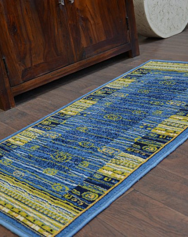 Ковер польский Agnella Standard INULA KAREN BLUE (полипропилен, синий)