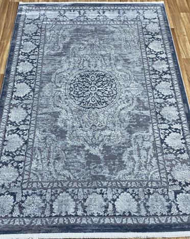 Ковер турецкий 9404 Venus (Полипропилен, синий, серый)