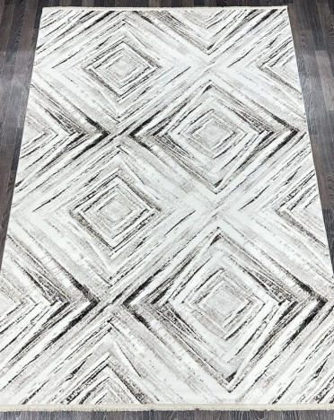 Ковер турецкий 16150-1 Gordion (Полиэстер хит-сет, кремовый)