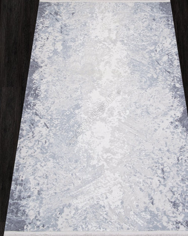 Ковер турецкий AB189A LOTUS (Полиэстер хит-сет, серый)