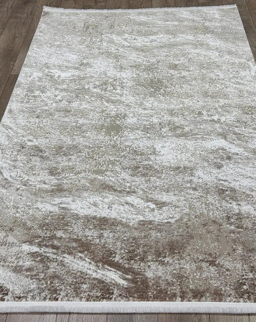 Ковер турецкий 3001D SHIMAL (Акрил - Полиэстер, бежевый)