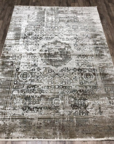 Ковер турецкий B217J2 MONZA (Акрил, Эвкалиптовый шелк, бежевый)