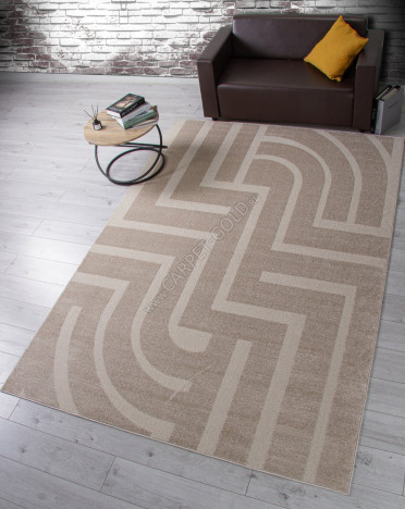 Ковер F439 - LIGHT BEIGE - Прямоугольник - коллекция DIOS