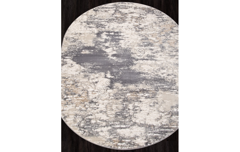 Ковер D734 - BEIGE - Овал - коллекция ATLANTIS