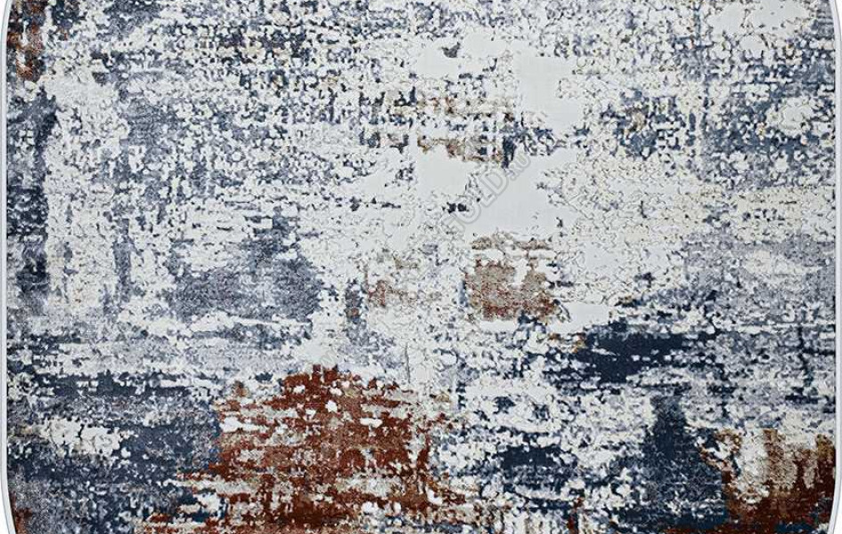 Турецкий ковер Regnum 37931A OVAL BLUE / L.GREY