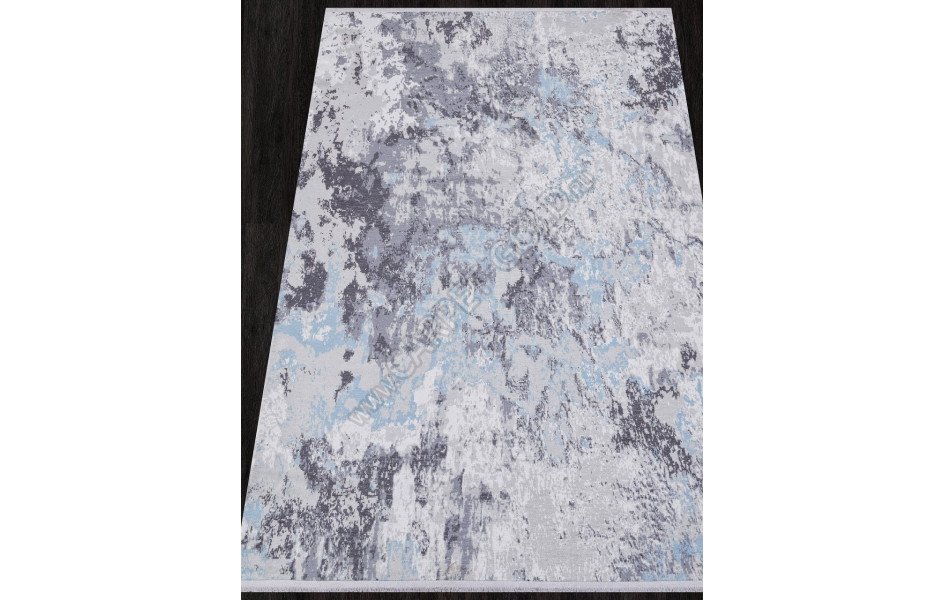 Ковер AB071A - GREY / BLUE - Прямоугольник - коллекция LOTUS