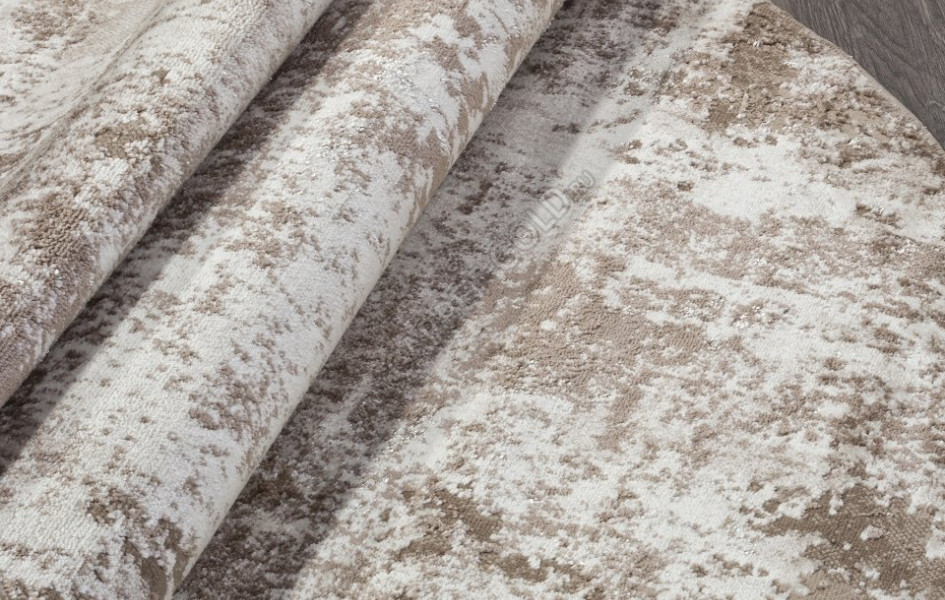 Ковер в стиле модерн F172 - BEIGE - Овал - коллекция ALABAMA