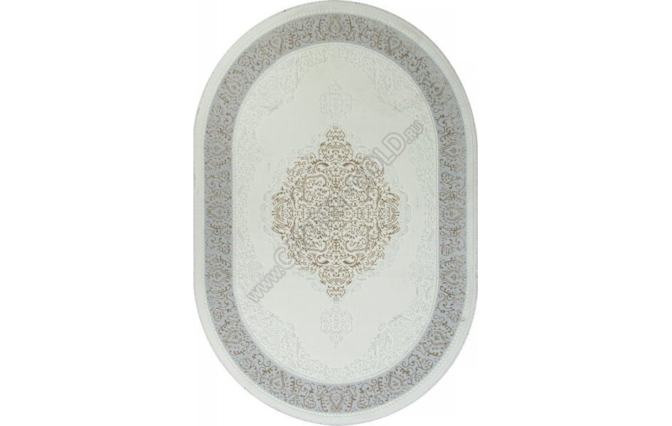 Ковер 00759B - CREAM HB / BEIGE FDY - Овал - коллекция SAHARA