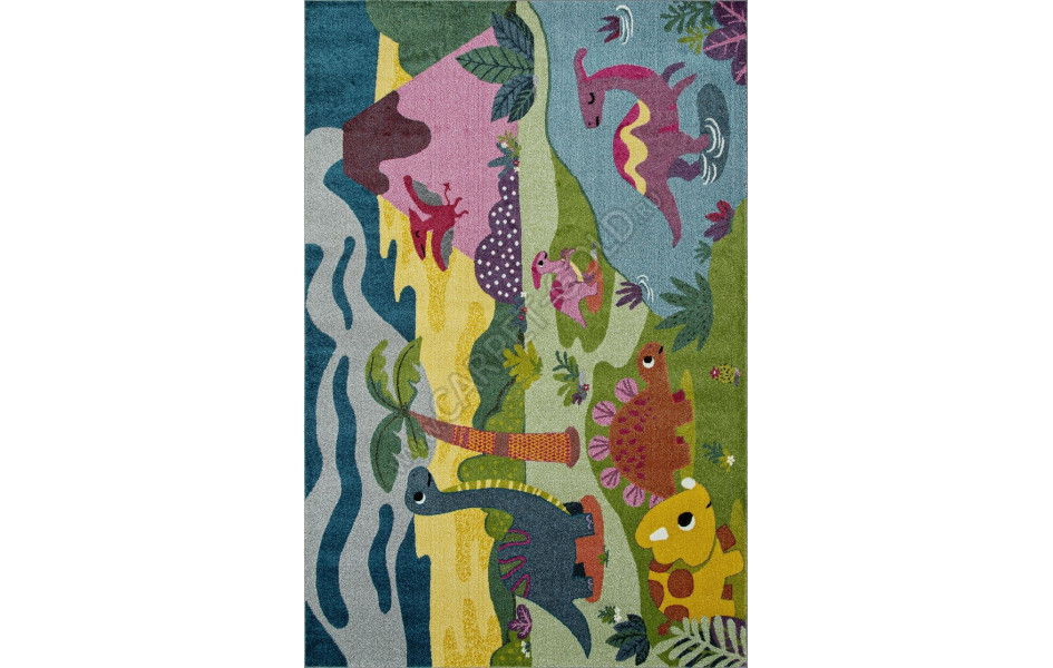 Ковер F264 - GREEN - Прямоугольник - коллекция RIO