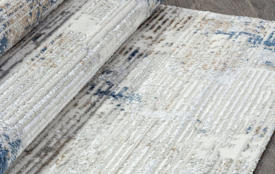 Ковер DA492 - 635 CREAM / NAVY - Прямоугольник - коллекция ANTEP