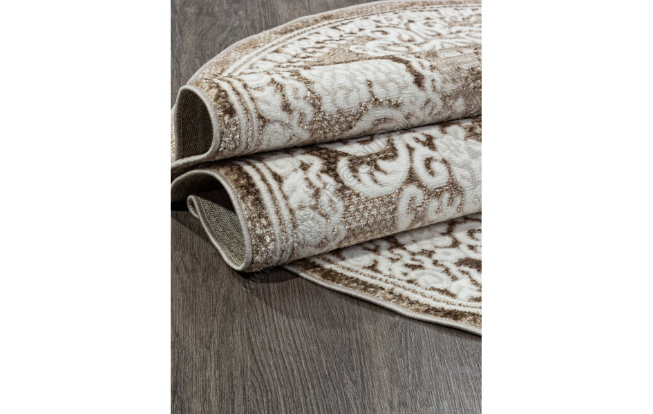 Ковер O1701 - 665 CREAM / VIZON - Овал - коллекция ANTEP