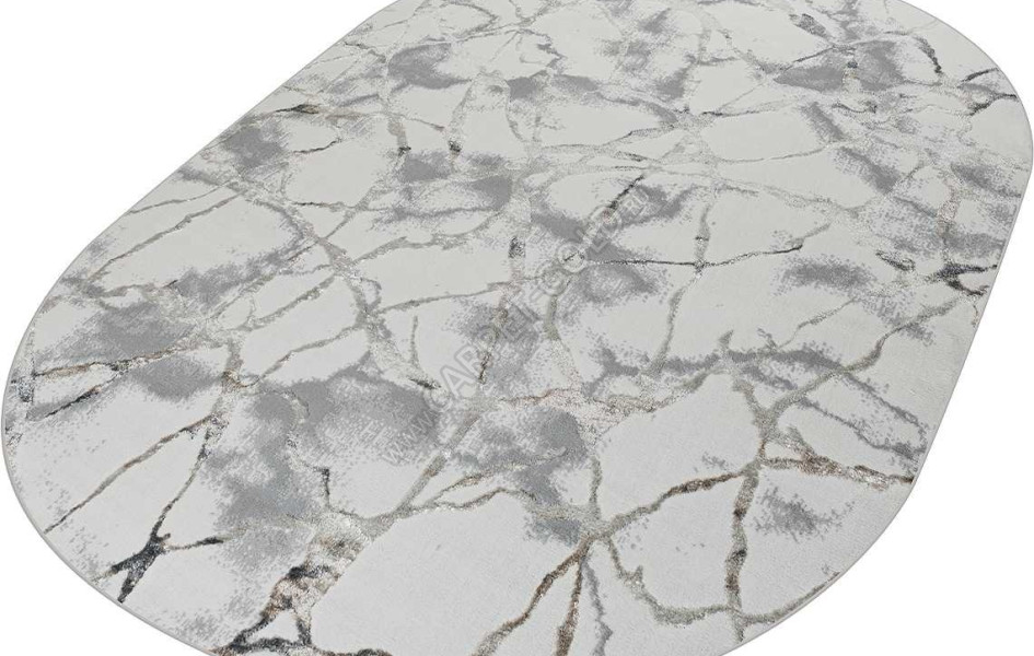 38898A OVAL GREY FLS / BEIGE FLS Olimpos