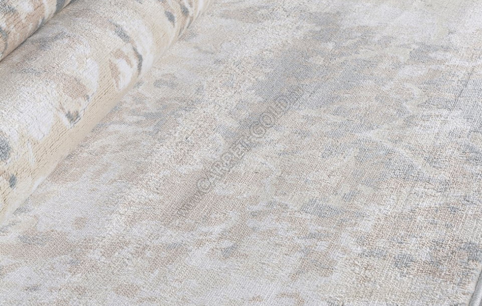Ковер MP22 - CREAM-BLUE - Прямоугольник - коллекция IRIS