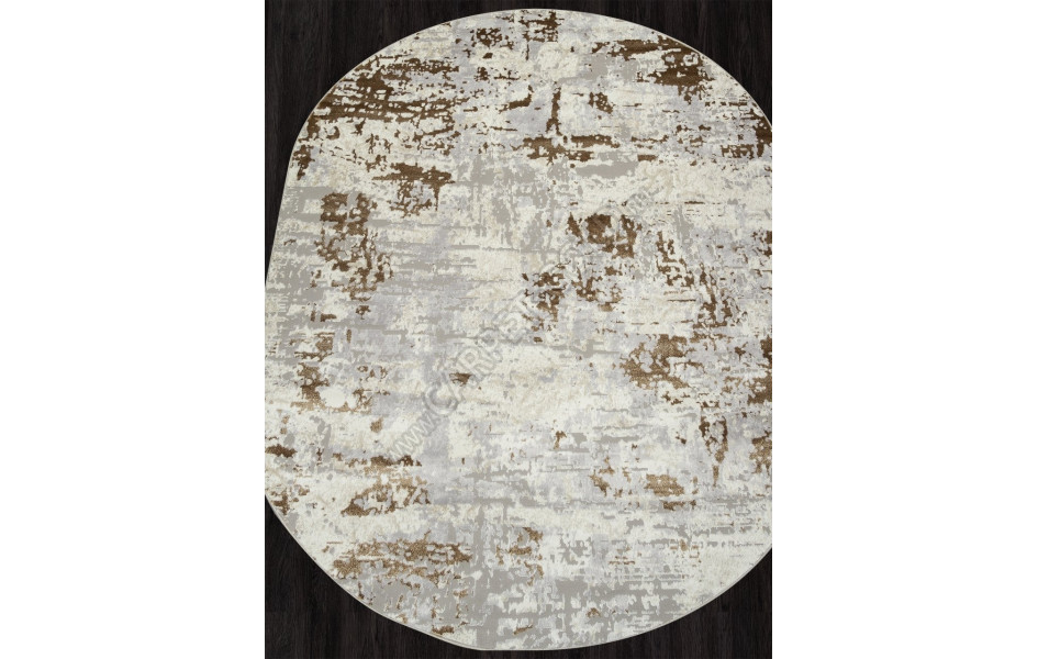 Ковер F284 - BEIGE-GREEN - Овал - коллекция PALERMO
