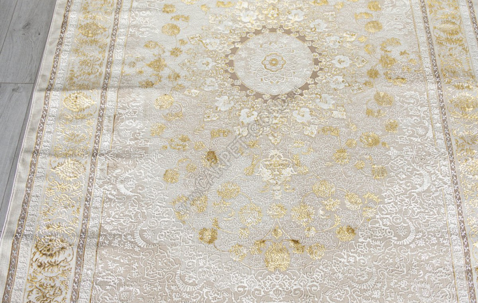 Ковер A123B - CREAM / GOLD FDY - Прямоугольник - коллекция ZARINA